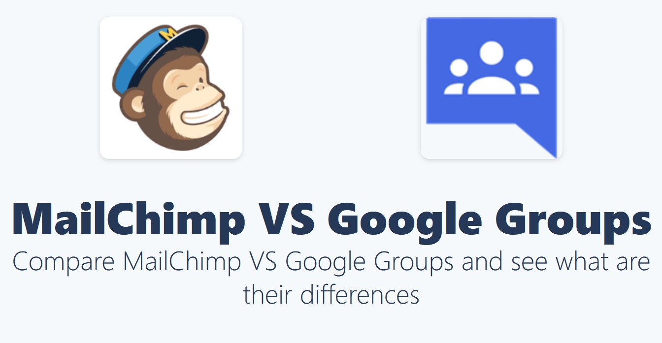 Google Groups VS Mailchimp