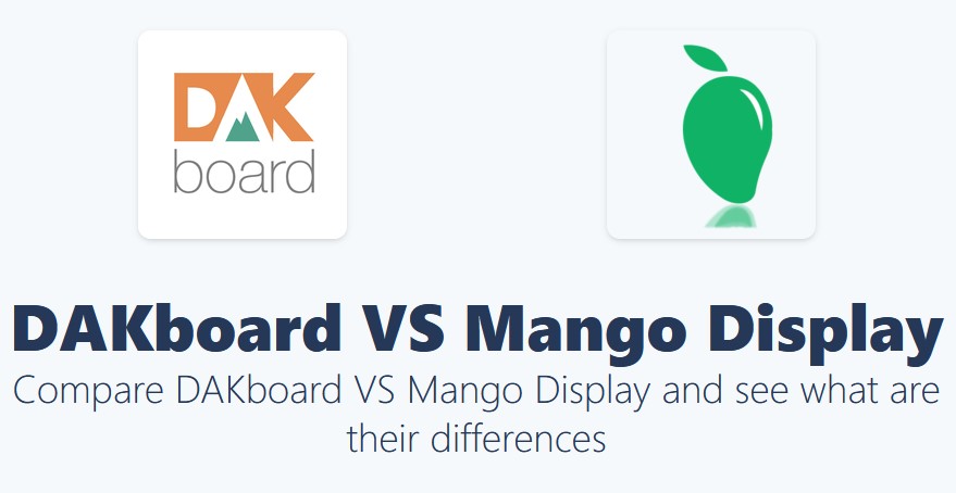 Mango Display VS Dakboard