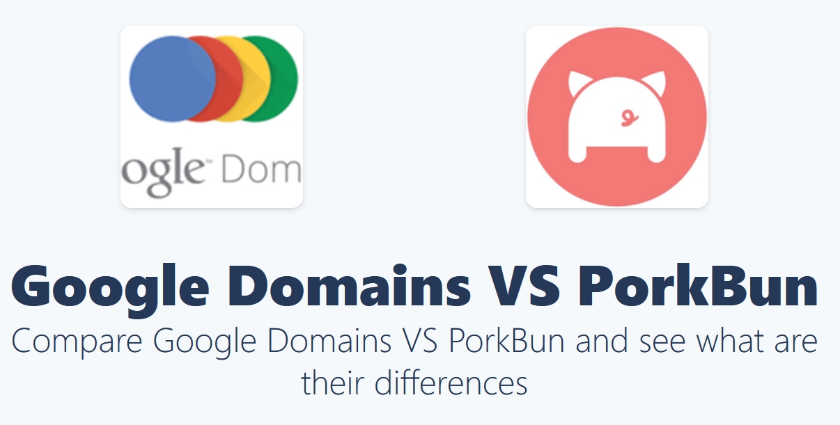 Porkbun VS Google Domains