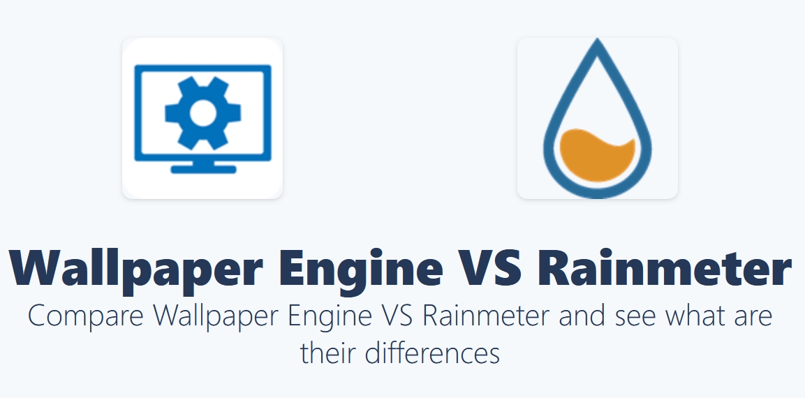 Rainmeter VS Wallpaper Engine